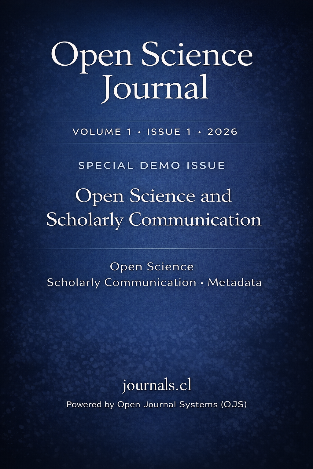 					View Vol. 1 No. 1 (2026): Special Demo Issue: Open Science and Scholarly Communication
				